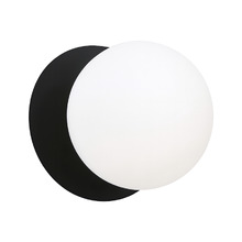 Lassie Opal Frosted Glass Cool White LED Outdoor Wall Light